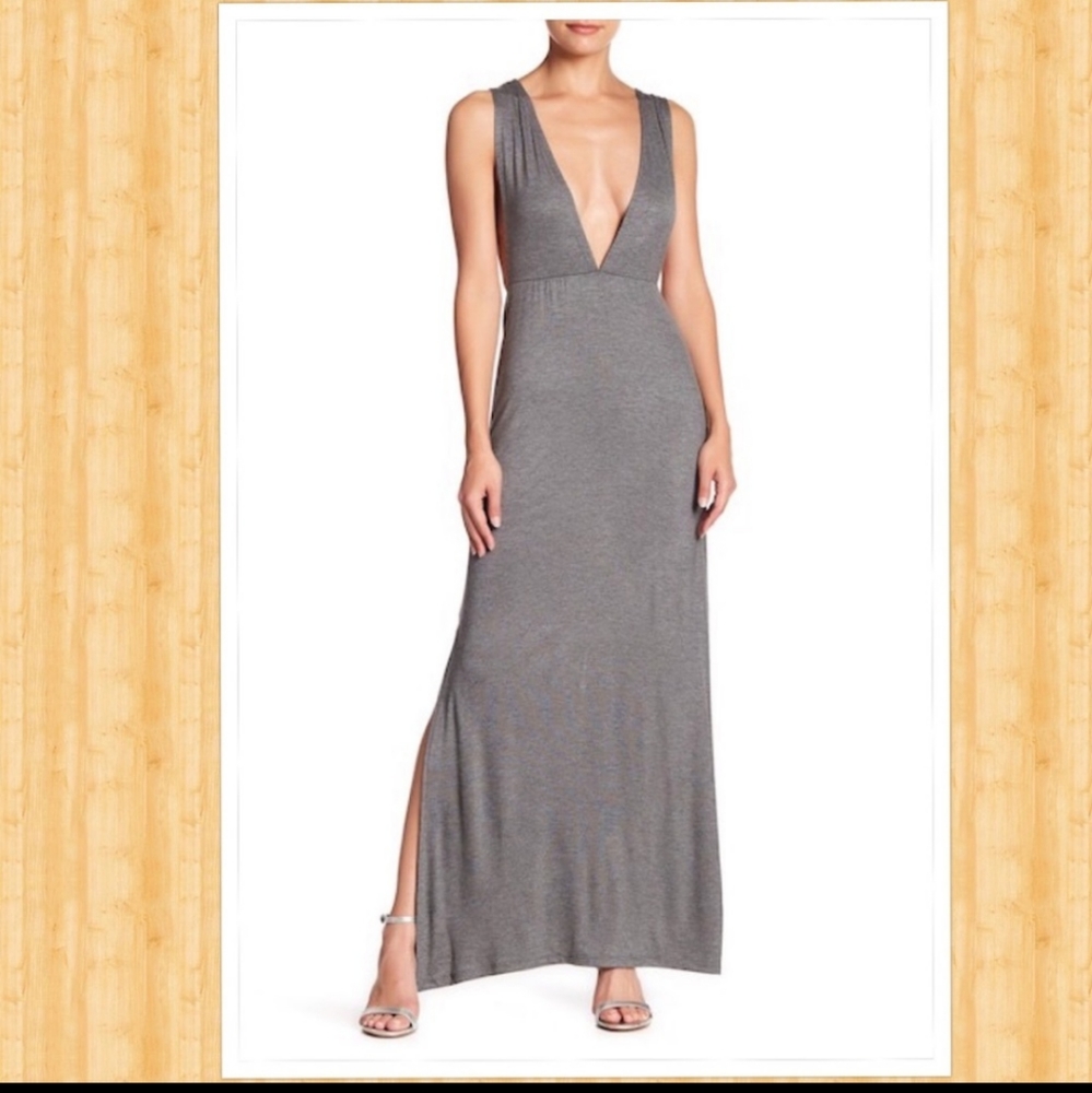 Velvet torch Deep V neck dress(super soft ) from Nordstrom